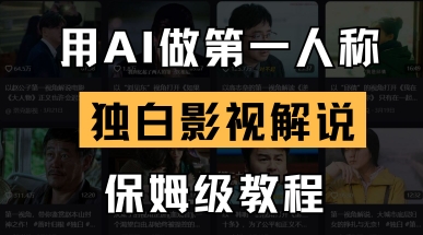 用AI做第一人称独白影视解说，手把手教学，保姆级教程-678网创