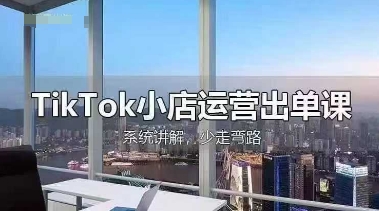 TikTok小店运营出单课，从开店选品、运营出单、发货回款，进行全流程讲解-678网创